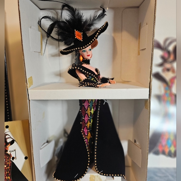 Bob Mackie Masquerade Ball Barbie Doll - Vintage NIB - Picture 1 of 7